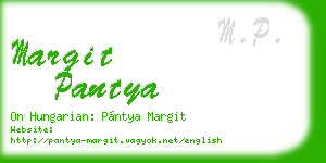 margit pantya business card